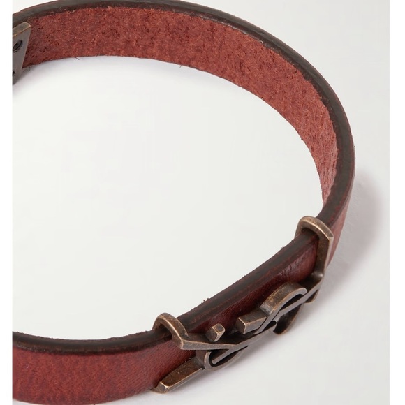 Saint Laurent Leather Bracelet - Picture 1 of 11